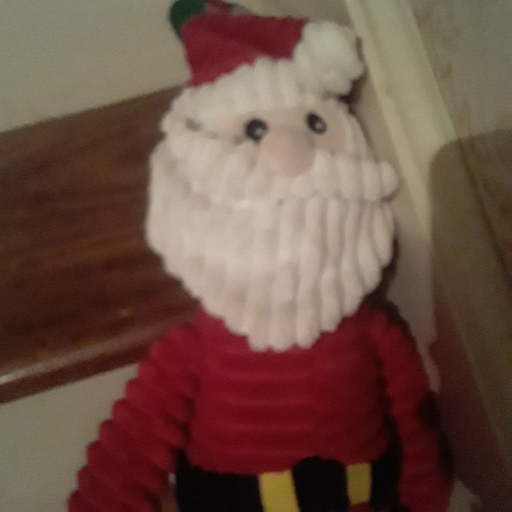 Santa Dog Toy NW/ 18 inches tall